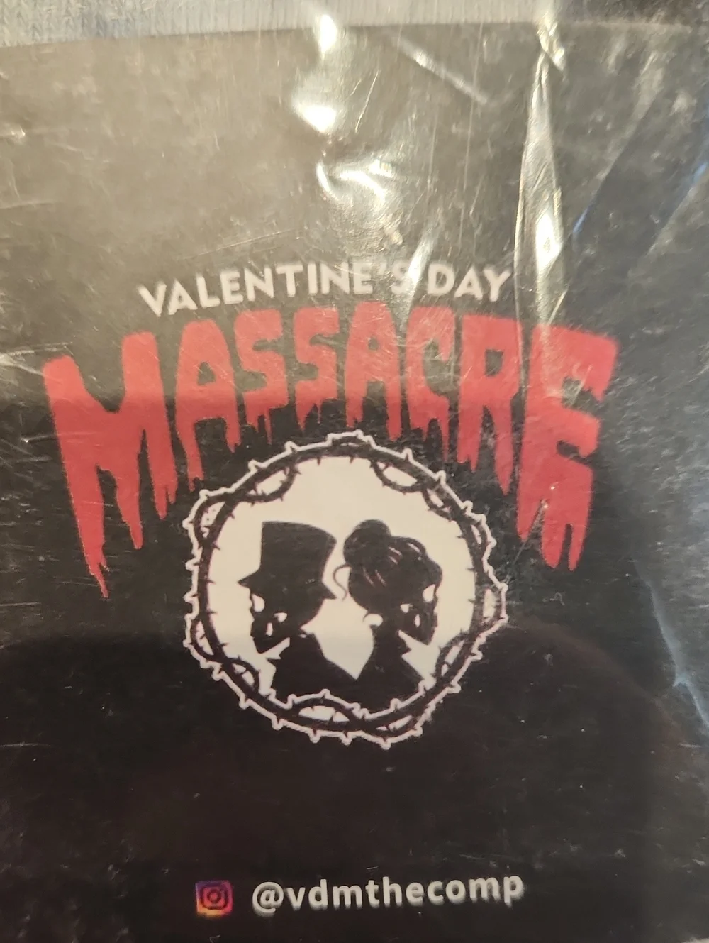 NWT Valentine's Day Massacre Women's Sz L Tie-dyed Socks